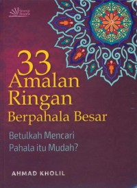 Image of 33 AMALAN  RINGAN BERPAHALA BESAR