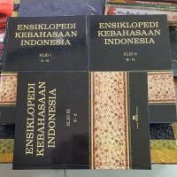 Image of ENSIKLOPEDI KEBAHASAANINDONESIA JILID 1 A-G